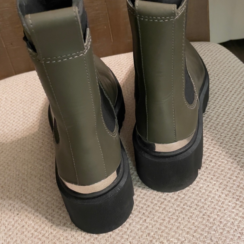 MAJE Paris Chelsea Boots with Platform Sole - Picture 8 of 12